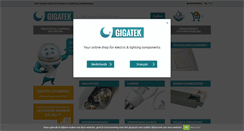 Desktop Screenshot of gigatek.be